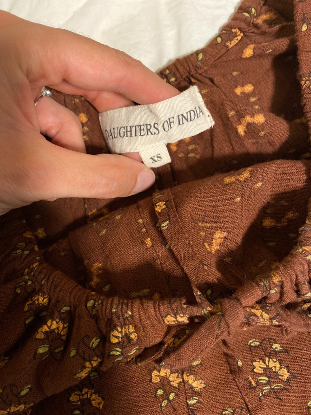 Daughters of India Sundress Midi Almond - Picture 7 of 8